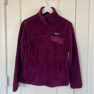 Patagonia Women's Re-Tool Fleece Pullover - Raspberry